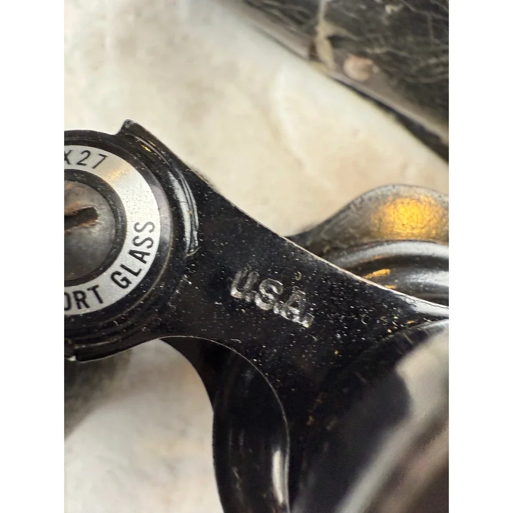 Vintage Wards Sport Glass‎ 3x27 Binoculars with Leather Case USA Made